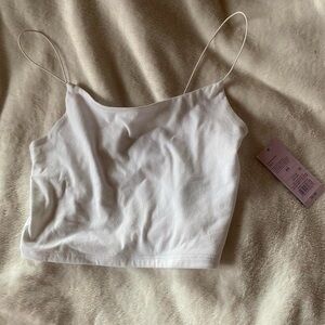 Wild Fable Spaghetti Strap Plain White Tank